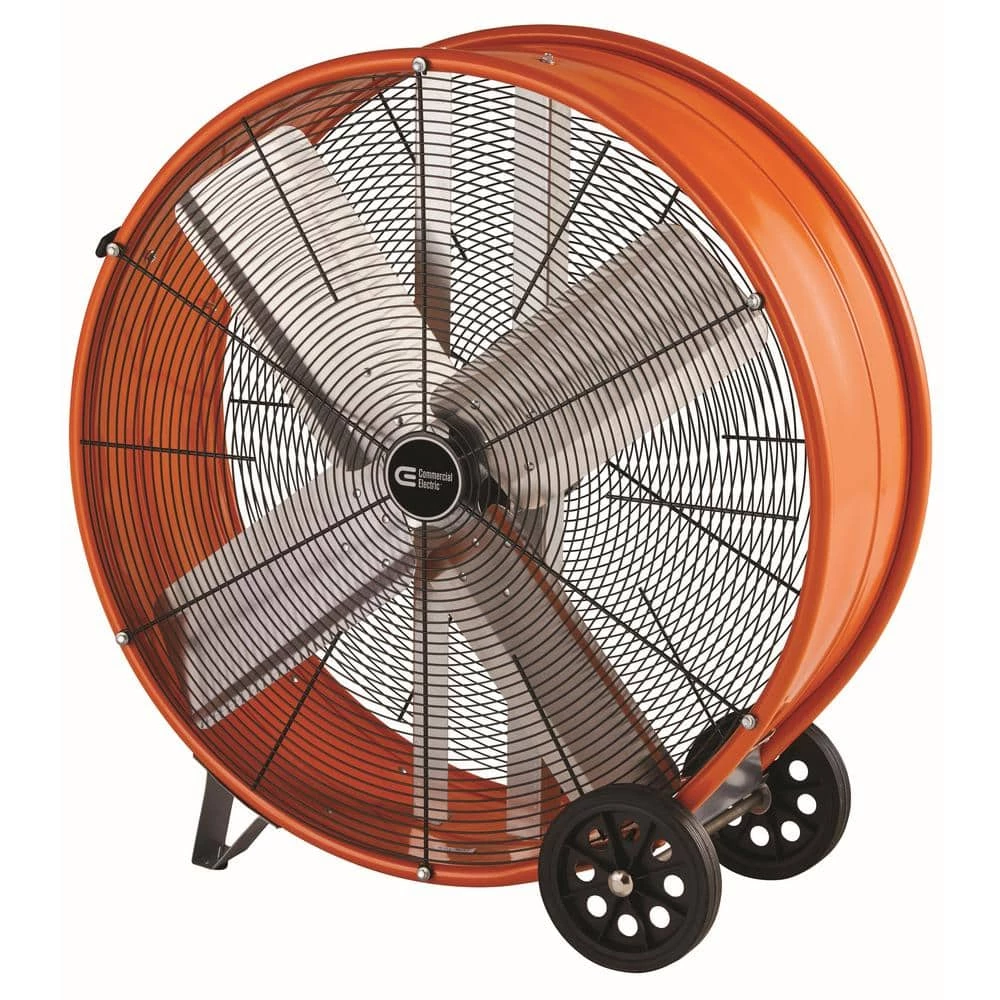 Commercial Electric 30 in. Heavy Duty 2-Speed Direct Drive Drum Fan 2 Commercial Electric 30 in. Heavy Duty 2-Speed Direct Drive Drum Fan