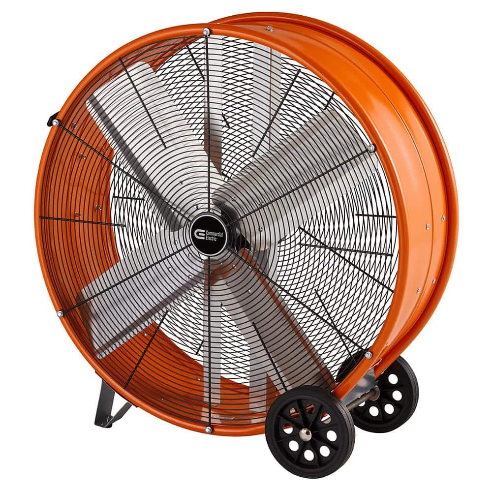 Commercial Electric 30 in. Heavy Duty 2-Speed Direct Drive Drum Fan 3 Commercial Electric 30 in. Heavy Duty 2-Speed Direct Drive Drum Fan - Image 2