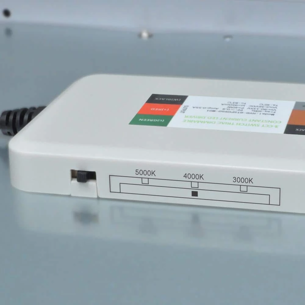 Commercial Electric Sebastian 48 in. x 13 in. Farmhouse Gray with Black CCT Selectable LED Flush Mount Ceiling Light 4000 Dimmable Lumens 12 Commercial Electric Sebastian 48 in. x 13 in. Farmhouse Gray with Black CCT Selectable LED Flush Mount Ceiling Light 4000 Dimmable Lumens - Image 10