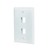 Commercial Electric White 2-Gang 1-Decorator/Rocker/1-Duplex Wall Plate (1-Pack) -Commercial Electric Sales white commercial electric a v wall plates 5002 wh 64 1000