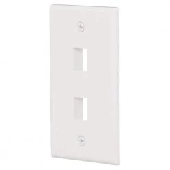 Commercial Electric White 2-Gang 1-Decorator/Rocker/1-Duplex Wall Plate (1-Pack) -Commercial Electric Sales white commercial electric a v wall plates 5002 wh a0 1000