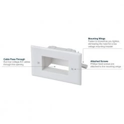 Commercial Electric White 1-Gang 1-Decorator/Rocker/1-Duplex Wall Plate (1-Pack) -Commercial Electric Sales white commercial electric a v wall plates 5018 wh 66 1000