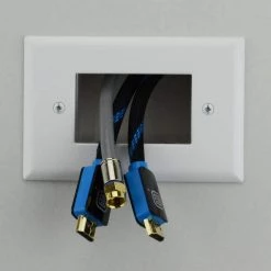 Commercial Electric White 1-Gang 1-Decorator/Rocker/1-Duplex Wall Plate (1-Pack) -Commercial Electric Sales white commercial electric a v wall plates 5018 wh 77 1000