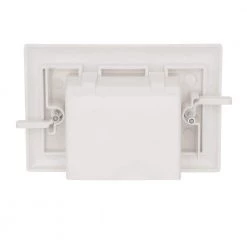 Commercial Electric White 1-Gang 1-Decorator/Rocker/1-Duplex Wall Plate (1-Pack) -Commercial Electric Sales white commercial electric a v wall plates 5018 wh a0 1000