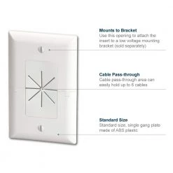 Commercial Electric White 1-Gang 1-Decorator/Rocker/1-Duplex Wall Plate (1-Pack) -Commercial Electric Sales white commercial electric a v wall plates 5037 wh c3 1000