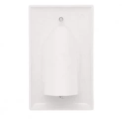 Commercial Electric White 1-Gang 1-Decorator/Rocker/1-Duplex Wall Plate (1-Pack) -Commercial Electric Sales white commercial electric a v wall plates 5081 wh 40 1000