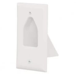 Commercial Electric White 1-Gang 1-Decorator/Rocker/1-Duplex Wall Plate (1-Pack) -Commercial Electric Sales white commercial electric a v wall plates 5081 wh a0 1000