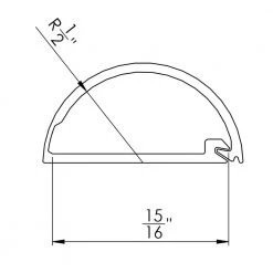 Commercial Electric 5 ft. 1/2 Round Baseboard Cord Channel, White -Commercial Electric Sales white commercial electric cable raceways a50 5w 4f 1000