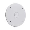 Commercial Electric White 4 in. Round Non-Metallic Weatherproof Blank Cover -Commercial Electric Sales white commercial electric covers wbc300pw 64 1000