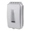 Commercial Electric 1-Gang Extra Duty Non-Metallic Low Profile While-In-Use Weatherproof Cover Horizontal/Vertical Receptacle Cover, White 2 Commercial Electric 1-Gang Extra Duty Non-Metallic Low Profile While-In-Use Weatherproof Cover Horizontal/Vertical Receptacle Cover, White -Commercial Electric Sales white commercial electric covers wcwr1pw 64 1000