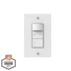 Commercial Electric 500-Watt Single Pole Smart Hubspace Dimmer with Motion Sensor, White -Commercial Electric Sales white commercial electric dimmers hpda311cwb 64 1000