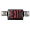 Commercial Electric Combo 14-Watt with NICAD 9.6-Volt Battery Integrated LED Black Exit Sign and Emergency Light -Commercial Electric Sales white commercial electric emergency exit lights eecbledrg120277 64 1000