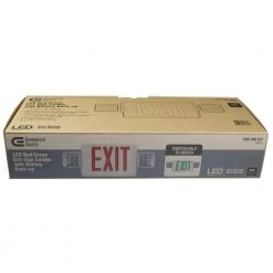 Commercial Electric Combo 14-Watt Equivalent Integrated LED White Exit Sign and Emergency Light with Ni-Cad 9.6-Volt Battery 16 Commercial Electric Combo 14-Watt Equivalent Integrated LED White Exit Sign and Emergency Light with Ni-Cad 9.6-Volt Battery -Commercial Electric Sales white commercial electric emergency exit lights eecledrg120277 44 1000