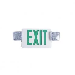 Commercial Electric Combo 14-Watt Equivalent Integrated LED White Exit Sign and Emergency Light with Ni-Cad 9.6-Volt Battery 14 Commercial Electric Combo 14-Watt Equivalent Integrated LED White Exit Sign and Emergency Light with Ni-Cad 9.6-Volt Battery -Commercial Electric Sales white commercial electric emergency exit lights eecledrg120277 4f 1000