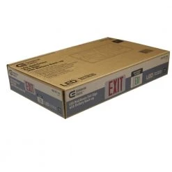 Commercial Electric 14-Watt Equivalent Integrated LED White Exit Sign with Ni-Cad 4.8-Volt Battery 14 Commercial Electric 14-Watt Equivalent Integrated LED White Exit Sign with Ni-Cad 4.8-Volt Battery -Commercial Electric Sales white commercial electric emergency exit lights exledrg120277 44 1000