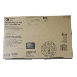 Commercial Electric 14-Watt Equivalent Integrated LED White Exit Sign with Ni-Cad 4.8-Volt Battery 16 Commercial Electric 14-Watt Equivalent Integrated LED White Exit Sign with Ni-Cad 4.8-Volt Battery -Commercial Electric Sales white commercial electric emergency exit lights exledrg120277 76 1000