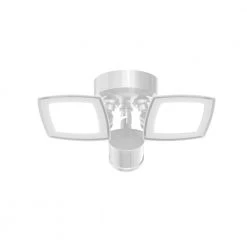 Commercial Electric 30-Watt White Outdoor Integrated LED Twin Head Motion-Activated Flood Light, 3000 Lumens -Commercial Electric Sales white commercial electric flood lights fsxd30 ms 4k wh 66 1000
