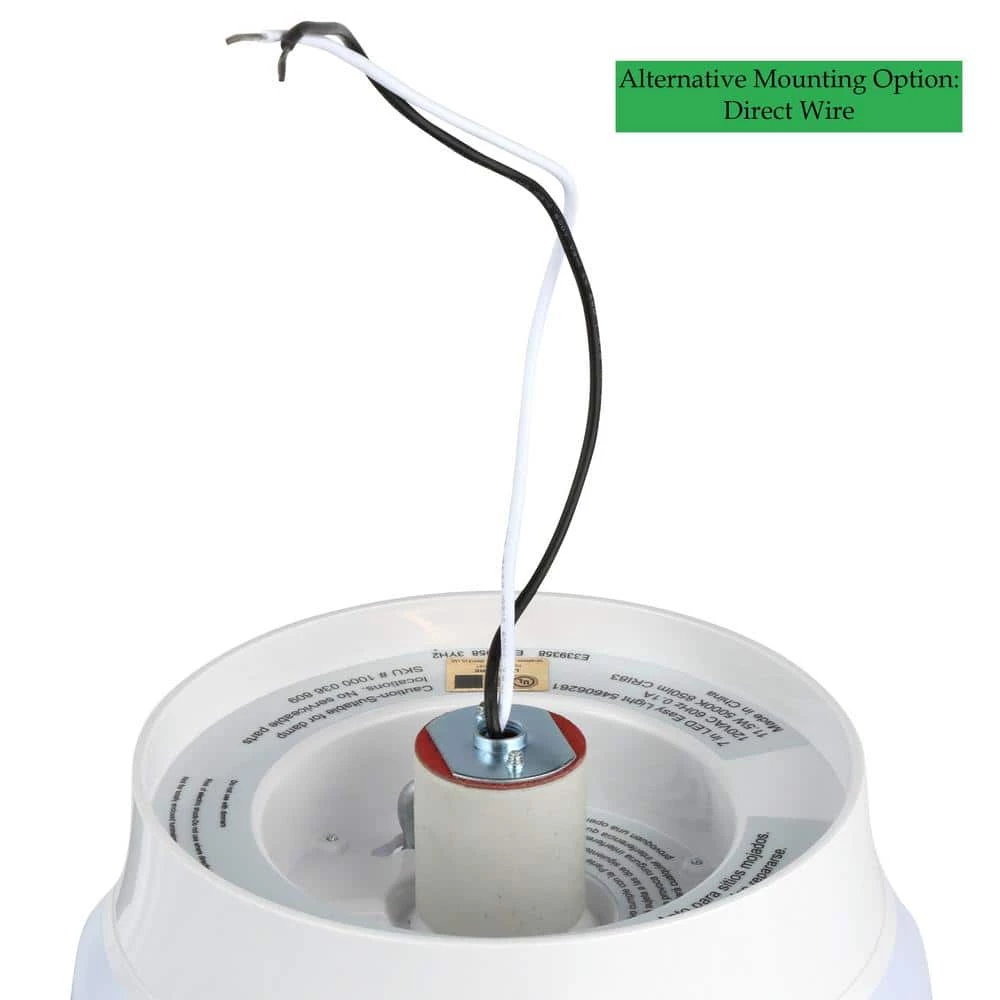 Commercial Electric Spin Light 7 in. Motion Sensor LED Flush Mount Ceiling Light Customize Hold Times Closet Rated 830 Lumens 4000K 11 Commercial Electric Spin Light 7 in. Motion Sensor LED Flush Mount Ceiling Light Customize Hold Times Closet Rated 830 Lumens 4000K - Image 9