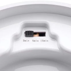 Commercial Electric Spin Light 7 in. Motion Sensor LED Flush Mount Ceiling Light Customize Hold Times Closet Rated (4-Pack) -Commercial Electric Sales white commercial electric flush mount lights 54606341 4pk 40 1000