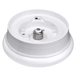 Commercial Electric Spin Light 7 in. Motion Sensor LED Flush Mount Ceiling Light Customize Hold Times Closet Rated (4-Pack) -Commercial Electric Sales white commercial electric flush mount lights 54606341 4pk a0 1000