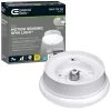 Commercial Electric Spin Light 7 in. Motion Sensor LED Flush Mount Ceiling Light Customize Hold Times Closet Rated 830 Lumens 4000K -Commercial Electric Sales white commercial electric flush mount lights 54606341 64 1000