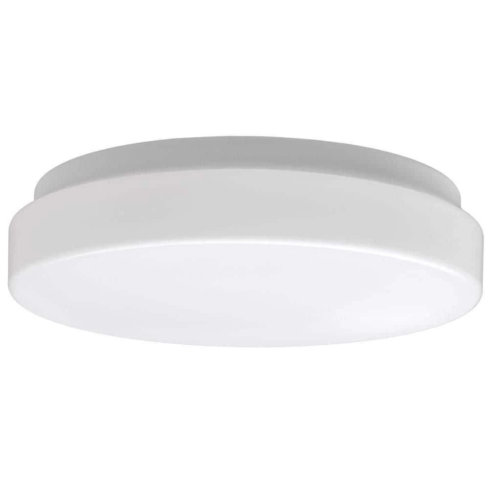 Commercial Electric Low Profile 7 in. White Round 4000K Bright White LED Flush Mount Ceiling Light Fixture 810 Lumens Modern Smooth Cover 8 Commercial Electric Low Profile 7 in. White Round 4000K Bright White LED Flush Mount Ceiling Light Fixture 810 Lumens Modern Smooth Cover - Image 6