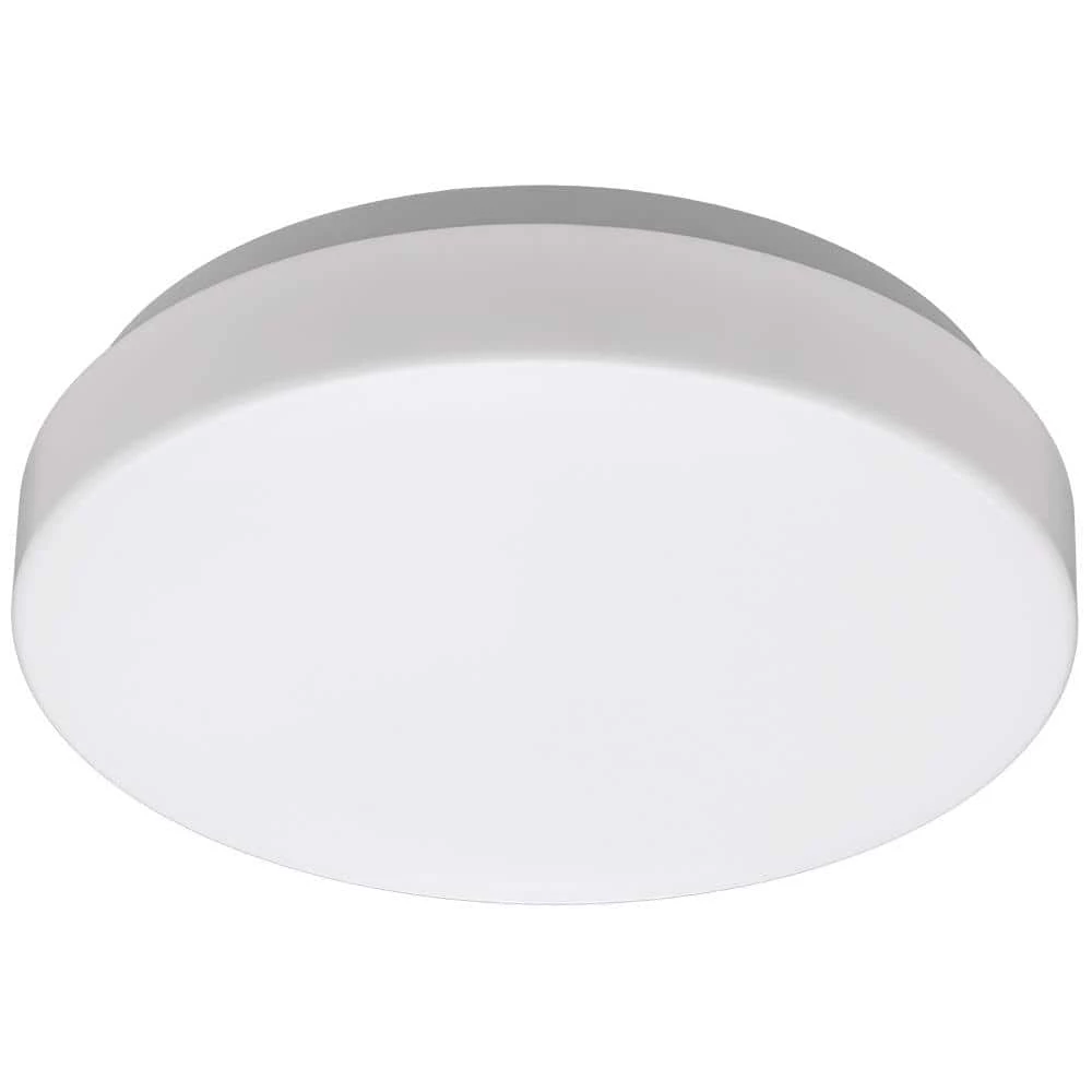 Commercial Electric Low Profile 7 in. White Round 4000K Bright White LED Flush Mount Ceiling Light Fixture 810 Lumens Modern Smooth Cover 3 Commercial Electric Low Profile 7 in. White Round 4000K Bright White LED Flush Mount Ceiling Light Fixture 810 Lumens Modern Smooth Cover
