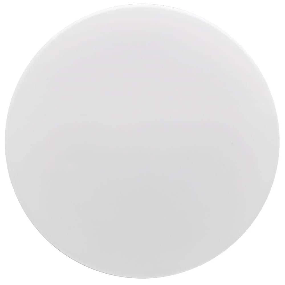 Commercial Electric Low Profile 7 in. White Round 4000K Bright White LED Flush Mount Ceiling Light Fixture 810 Lumens Modern Smooth Cover 6 Commercial Electric Low Profile 7 in. White Round 4000K Bright White LED Flush Mount Ceiling Light Fixture 810 Lumens Modern Smooth Cover - Image 4