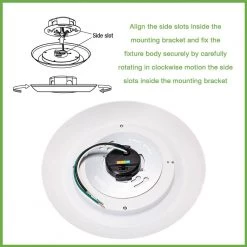 Commercial Electric 10 in. 18-Watt Color Selectable LED Flush Mount Disk Light J-Box Compatible Dimmable 1500 Lumens 16 Commercial Electric 10 in. 18-Watt Color Selectable LED Flush Mount Disk Light J-Box Compatible Dimmable 1500 Lumens -Commercial Electric Sales white commercial electric flush mount lights 564131110 1d 1000
