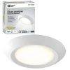 Commercial Electric 10 in. 18-Watt Color Selectable LED Flush Mount Disk Light J-Box Compatible Dimmable 1500 Lumens -Commercial Electric Sales white commercial electric flush mount lights 564131110 64 1000