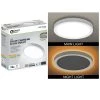 Commercial Electric 7.5 in. White Round Color Change CCT LED Flush Mount Ceiling Light Fixture w/ Night Light 3-Way Mount 800 Lumens -Commercial Electric Sales white commercial electric flush mount lights 56568191 64 1000