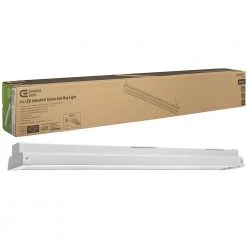 Commercial Electric 4 ft. 162-Watt Equivalent Integrated LED White High Low Bay Warehouse Light 9000 Lumens 5000K Dimmable