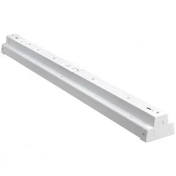 Commercial Electric 4 ft. 162-Watt Equivalent Integrated LED White High Low Bay Warehouse Light 9000 Lumens 5000K Dimmable -Commercial Electric Sales white commercial electric high bay lights 50239161 a0 1000