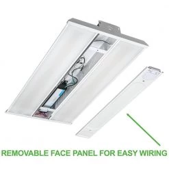 Commercial Electric 2 ft. 400-Watt Equivalent Integrated LED Motion Sensor White High Bay Light 5000K High Output 18000 Lumens Wet Rated -Commercial Electric Sales white commercial electric high bay lights 50242161 40 1000