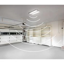 Commercial Electric 2 ft. 400-Watt Equivalent Integrated LED Motion Sensor White High Bay Light 5000K High Output 18000 Lumens Wet Rated -Commercial Electric Sales white commercial electric high bay lights 50242161 4f 1000