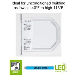 Commercial Electric 2 ft. 400-Watt Equivalent Integrated LED Motion Sensor White High Bay Light 5000K High Output 18000 Lumens Wet Rated -Commercial Electric Sales white commercial electric high bay lights 50242161 e1 1000