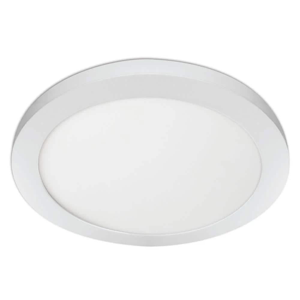 Commercial Electric 11 in. 12.5-Watt Dimmable White Integrated LED Edge-Lit Round Flat Panel Flush Mount Ceiling Light Color Changing 9 Commercial Electric 11 in. 12.5-Watt Dimmable White Integrated LED Edge-Lit Round Flat Panel Flush Mount Ceiling Light Color Changing - Image 7