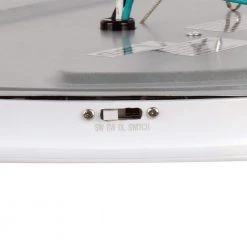 Commercial Electric 15 in. 22.5-Watt White Integrated LED 1650 Lumens Edge-Lit Round Flat Panel Flush Mount Ceiling Light w/Color Changing -Commercial Electric Sales white commercial electric led panel lights 74212 hd 1f 1000