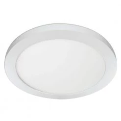 Commercial Electric 15 in. 22.5-Watt White Integrated LED 1650 Lumens Edge-Lit Round Flat Panel Flush Mount Ceiling Light w/Color Changing -Commercial Electric Sales white commercial electric led panel lights 74212 hd c3 1000