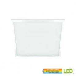 Commercial Electric 1 ft. x 1 ft. 10-Watt Dimmable White Integrated LED Edge-Lit Flat Panel Flush Mount Light with Color Changing CCT -Commercial Electric Sales white commercial electric led panel lights fp1x1 4wy wh hd 77 1000