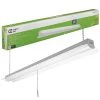 Commercial Electric 4 ft. 64-Watt Equivalent Integrated LED White Shop Light Linkable 3200 Lumens 4000K Bright White 5 ft. Cord Included 2 Commercial Electric 4 ft. 64-Watt Equivalent Integrated LED White Shop Light Linkable 3200 Lumens 4000K Bright White 5 ft. Cord Included -Commercial Electric Sales white commercial electric shop lights 54103161 64 1000