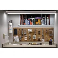 Commercial Electric 4 ft. 64-Watt Equivalent Integrated LED White Shop Light Linkable 3200 Lumens 4000K Bright White 5 ft. Cord Included -Commercial Electric Sales white commercial electric shop lights 54103161 66 1000