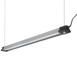 Commercial Electric 40 in. 64-Watt Equivalent Black Brushed Nickel PIR Motion Sensor LED Shop Light Linkable with Motion Timer 3000 Lumens 24 Commercial Electric 40 in. 64-Watt Equivalent Black Brushed Nickel PIR Motion Sensor LED Shop Light Linkable with Motion Timer 3000 Lumens -Commercial Electric Sales white commercial electric shop lights 55701191 44 1000