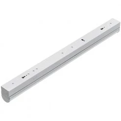 Commercial Electric Plug In or Direct Wire Power Connection 4 ft. White 4000K Integrated LED Strip Light (with Power Cord and Linking Cord) -Commercial Electric Sales white commercial electric strip light fixtures 54261141 1f 1000
