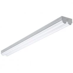 Commercial Electric 4 ft. 225-Watt Equivalent Integrated LED White Strip Light Fixture 4000K Bright White High Output 4500 Lumens 12 Commercial Electric 4 ft. 225-Watt Equivalent Integrated LED White Strip Light Fixture 4000K Bright White High Output 4500 Lumens -Commercial Electric Sales white commercial electric strip light fixtures 55603191 a 40 1000