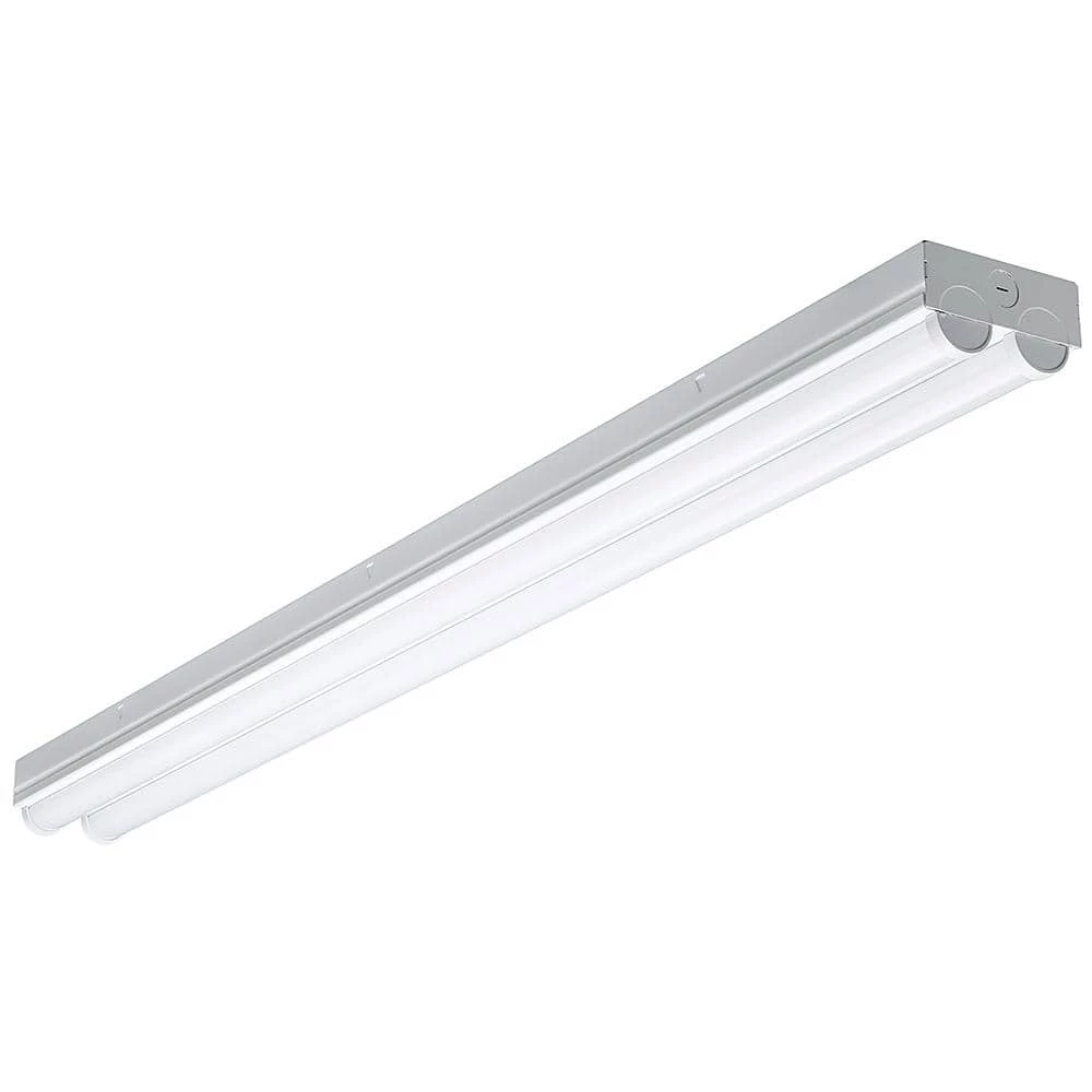 Commercial Electric 4 ft. 225-Watt Equivalent Integrated LED White Strip Light Fixture 4000K Bright White High Output 4500 Lumens 5 Commercial Electric 4 ft. 225-Watt Equivalent Integrated LED White Strip Light Fixture 4000K Bright White High Output 4500 Lumens - Image 3
