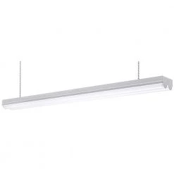 Commercial Electric 4 ft. 225-Watt Equivalent Integrated LED White Strip Light Fixture 4000K Bright White High Output 4500 Lumens 14 Commercial Electric 4 ft. 225-Watt Equivalent Integrated LED White Strip Light Fixture 4000K Bright White High Output 4500 Lumens -Commercial Electric Sales white commercial electric strip light fixtures 55603191 a 4f 1000