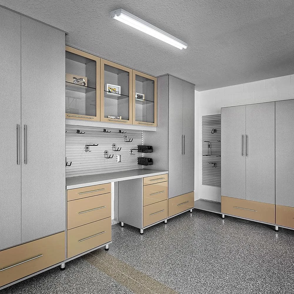 Commercial Electric 4 ft. 225-Watt Equivalent Integrated LED White Strip Light Fixture 4000K Bright White High Output 4500 Lumens 6 Commercial Electric 4 ft. 225-Watt Equivalent Integrated LED White Strip Light Fixture 4000K Bright White High Output 4500 Lumens - Image 4