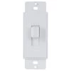 Commercial Electric 1-Gang or Multi-Gang Toggle Plastic Adapter Plate, White -Commercial Electric Sales white commercial electric toggle light switch plates ppaw t 64 1000