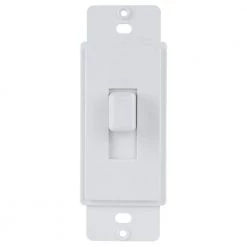 Commercial Electric 1-Gang or Multi-Gang Toggle Plastic Adapter Plate, White
